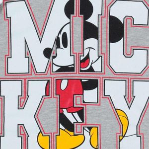 Buzo de mujer, manga larga cropped fit gris de Mickey Mouse ©Disney