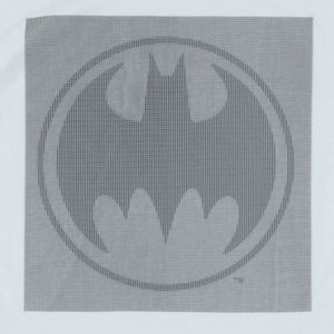 Camiseta de hombre, manga corta regular fit blanca de Batman TM & © WBEI