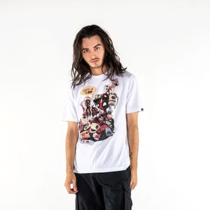 Camiseta de hombre, manga corta regular fit blanca de Deadpool ©Marvel