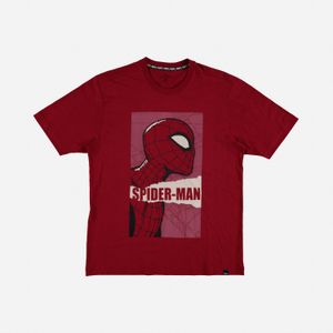 Camiseta de hombre, manga corta regular fit roja de spiderman ©marvel