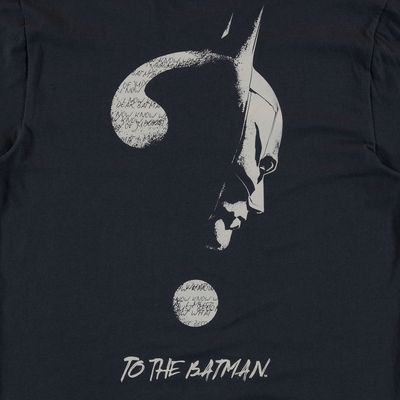 Camiseta de hombre, manga corta regular fit gris oscura de Batman Dc Comics