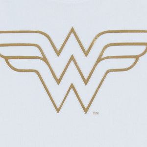 Camiseta de mujer, manga corta slim fit blanca de Wonder Woman Dc Comics