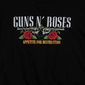 Buzo de mujer, cerrado negro de Guns N´ Roses Bandas de Rock