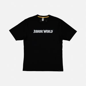 Camiseta de hombre, manga corta  regular fit negro de jurasic world ©universal