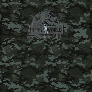 Camiseta de hombre, manga corta regular fit verde de jurasic world ©universal