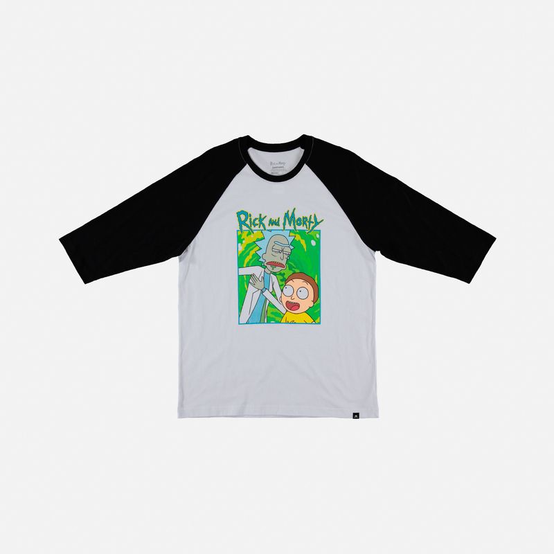 234599-camiseta-hombre-rick-and-morty-manga-tres-cuartos-1