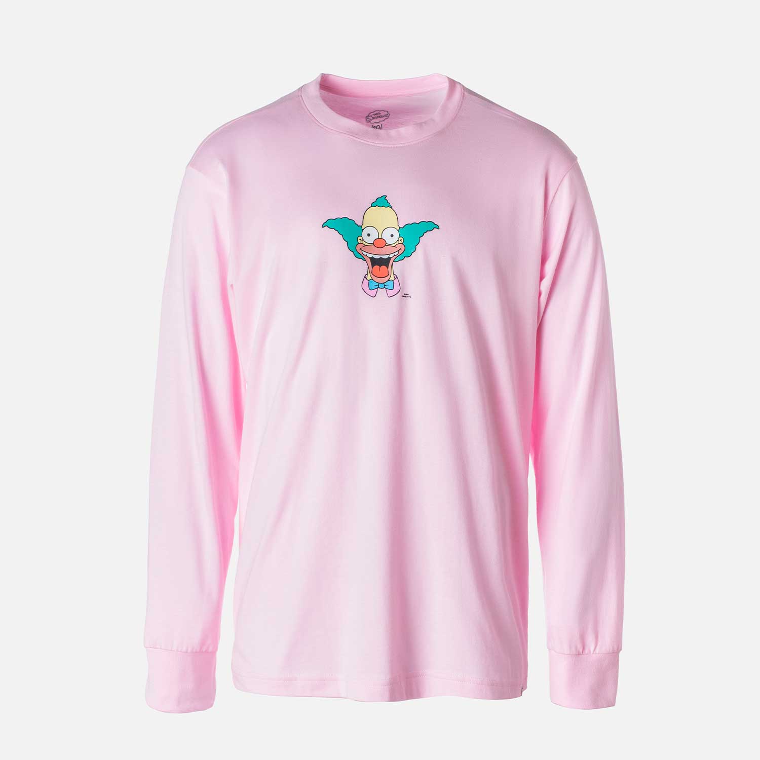 Camiseta de Los Simpson rosada manga larga para hombre S-0
