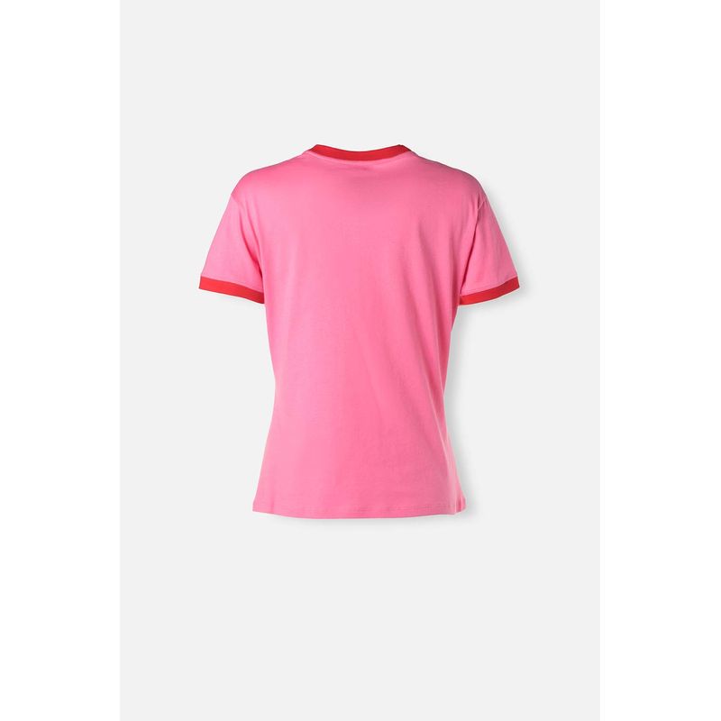 Camiseta de Barbie rosada manga corta para mujer - MoviesShop