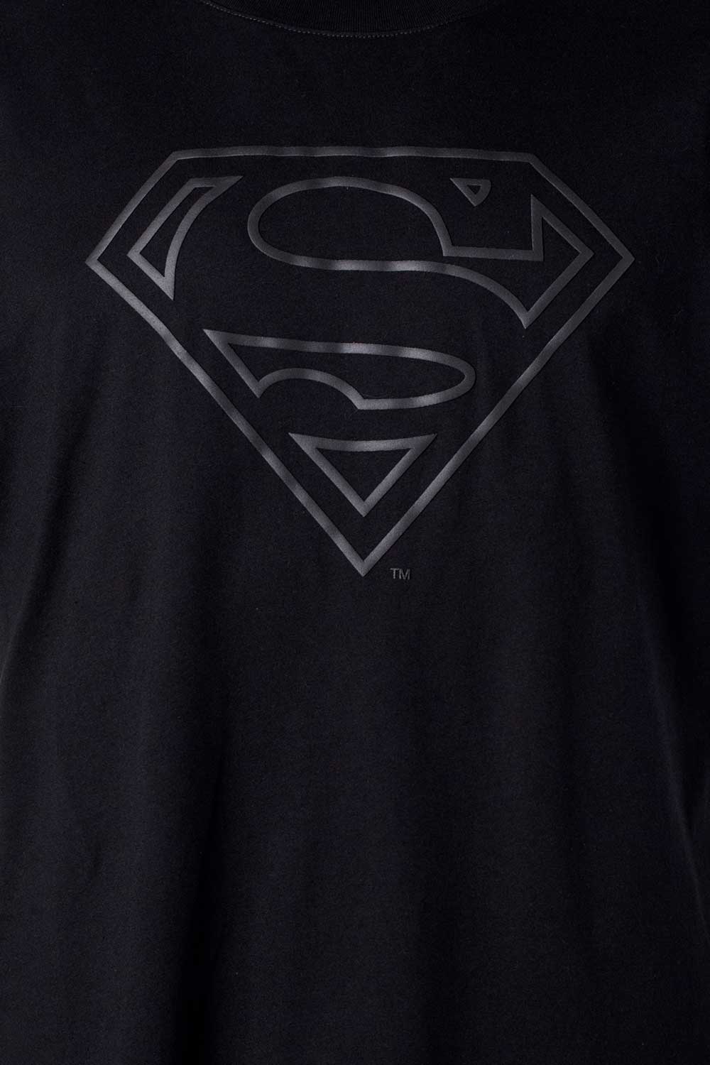 Superman – Camiseta para hombre, supermetálica, color gris oscuro