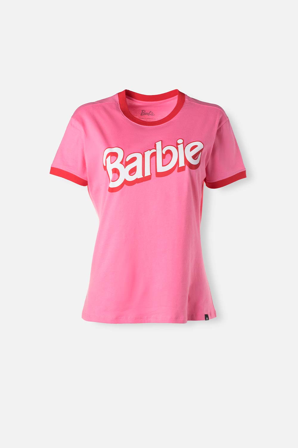 Camiseta de Barbie rosada manga corta para mujer - MoviesShop