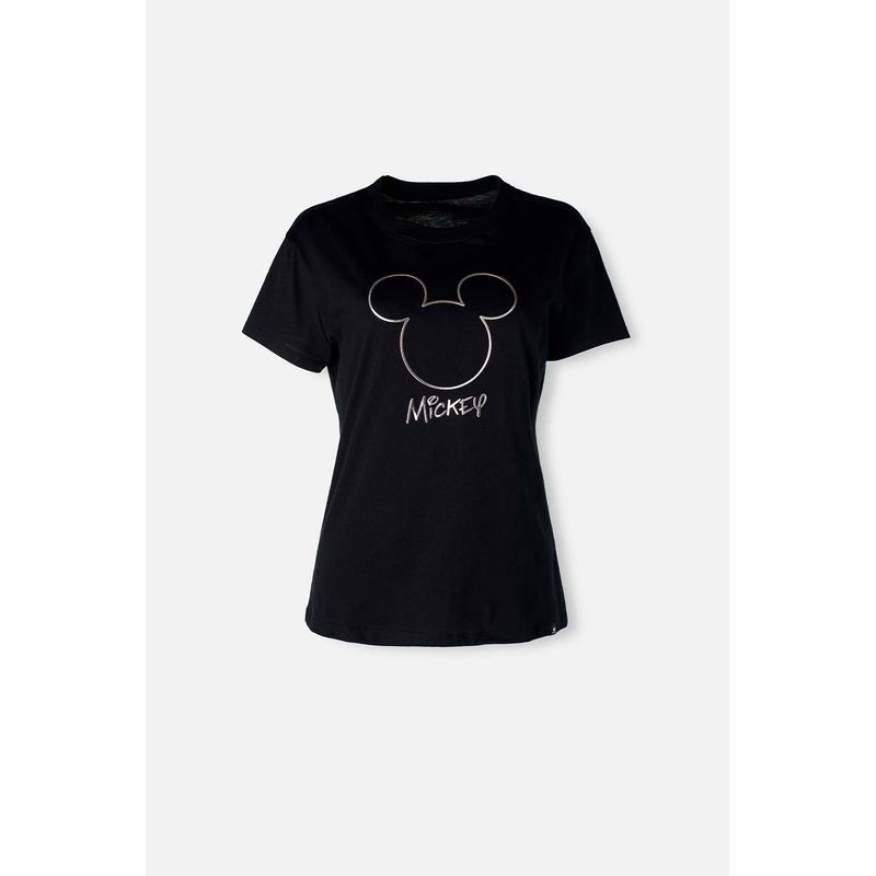 Camisetas negras para mujer