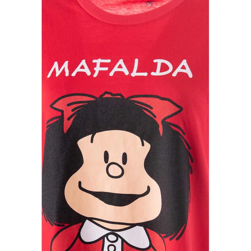 Pijama de mujer, batola roja de Mafalda - MoviesShop