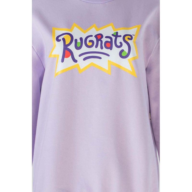 Buzo de los Rugrats cerrado lila para mujer