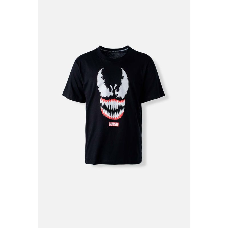 Camiseta best sale marvel negra