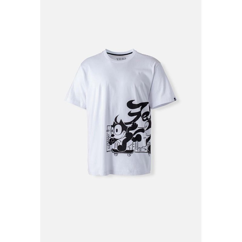 237381-camiseta-adulto-unisex-felix-the-cat-manga-corta-1