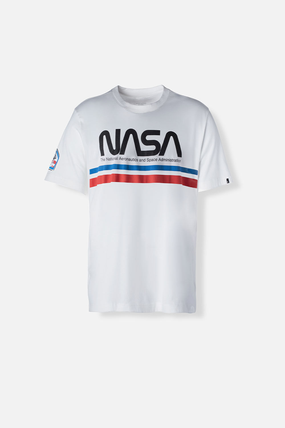 Camiseta de la Nasa blanca manga corta para hombre S-0