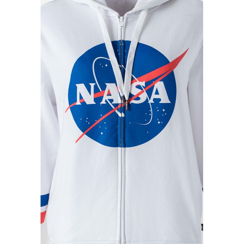 Buzo de la Nasa blanco abierto para mujer MoviesShop Productos licenciados