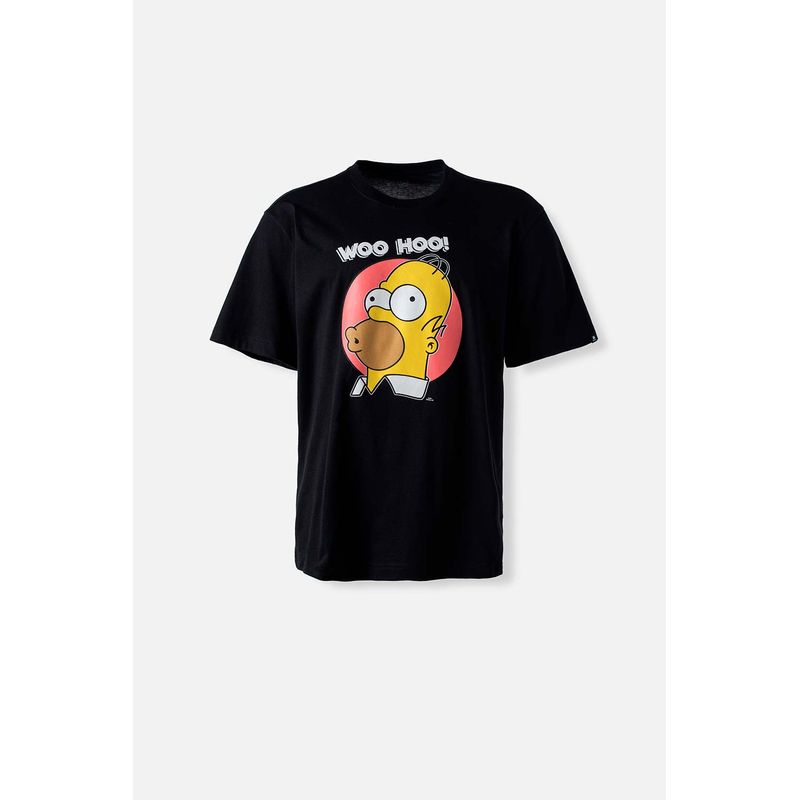 Camiseta Negra Manga Corta Para Hombre - Compra Ahora