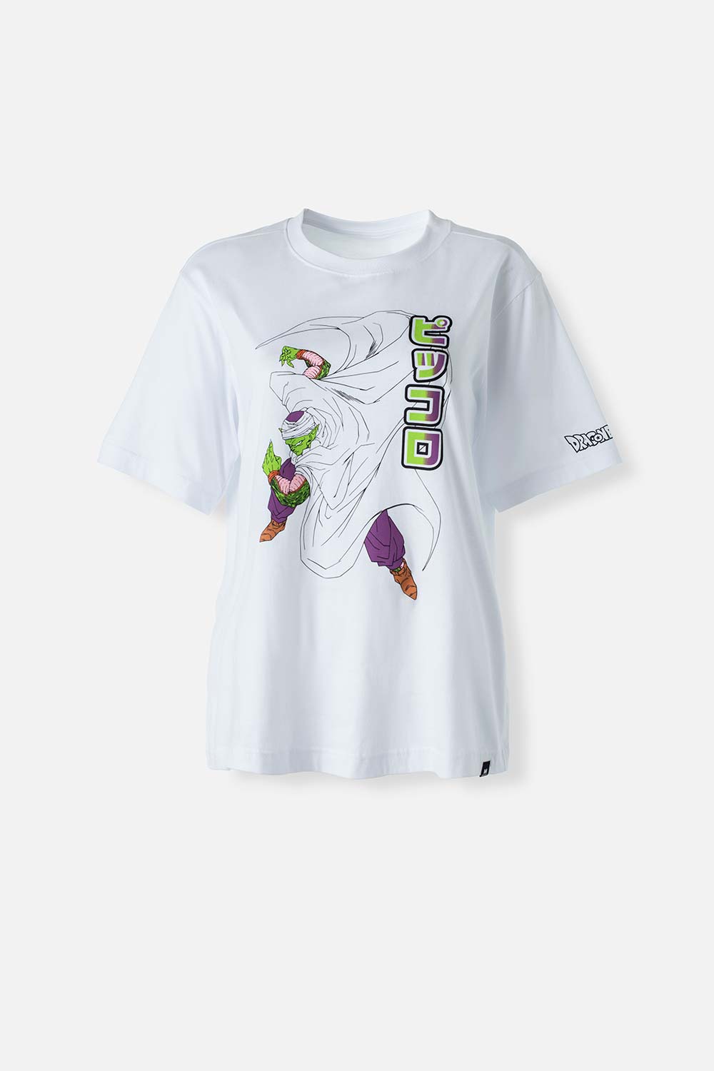 Camiseta de Dragon Ball Z manga corta blanca para mujer XS-0