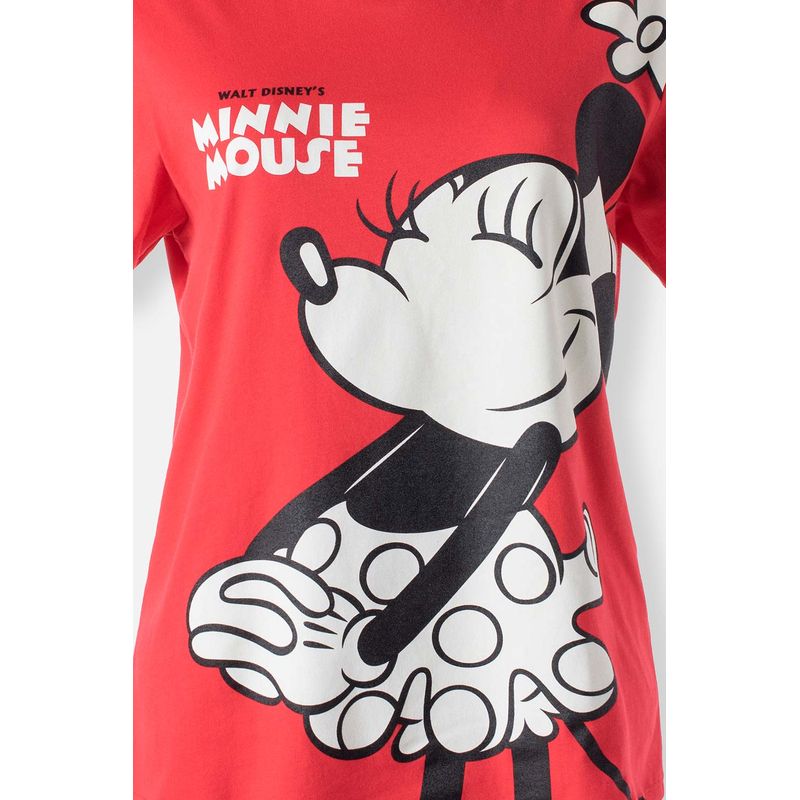 Pijama para mujer, de pantalón largo blanco/rojo de Minnie Mouse -  MoviesShop