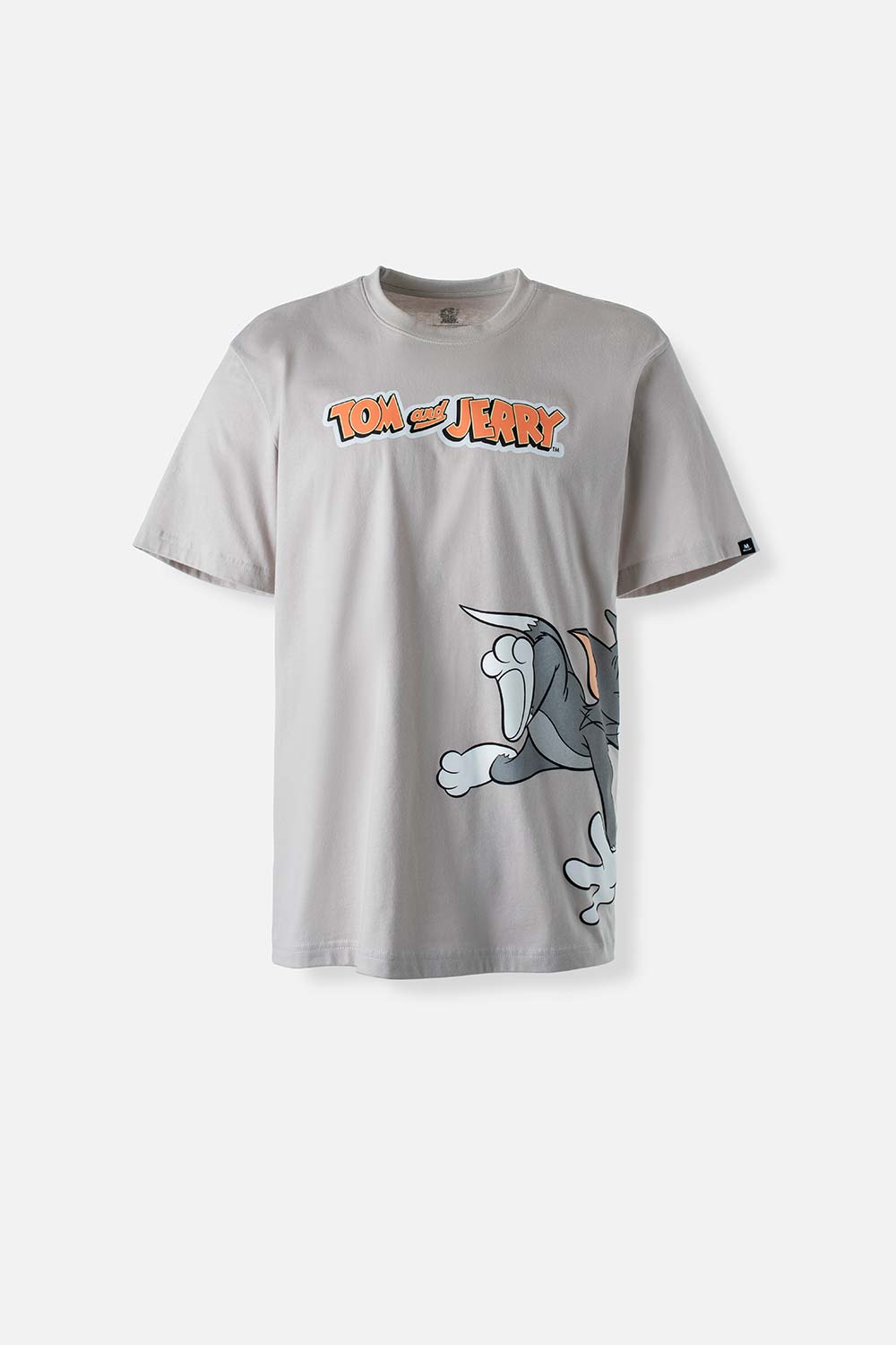 Camiseta de Tom & Jerry manga corta gris género neutro XS-0