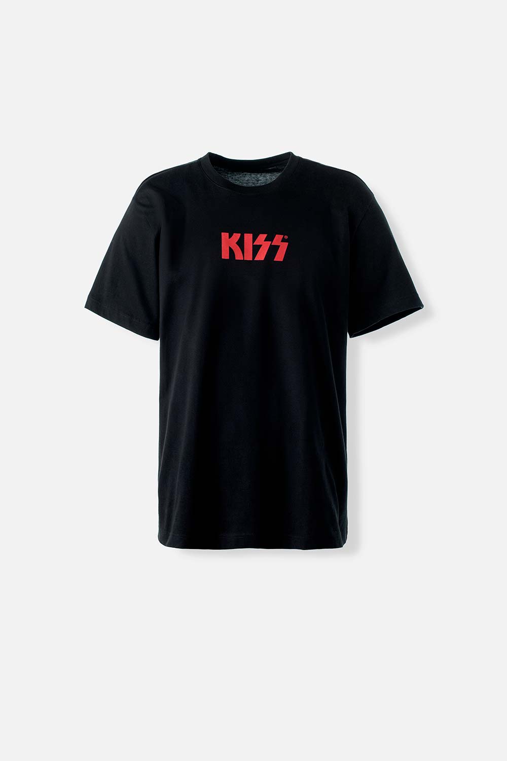 Camiseta de Kiss negra manga corta género neutro XS-0