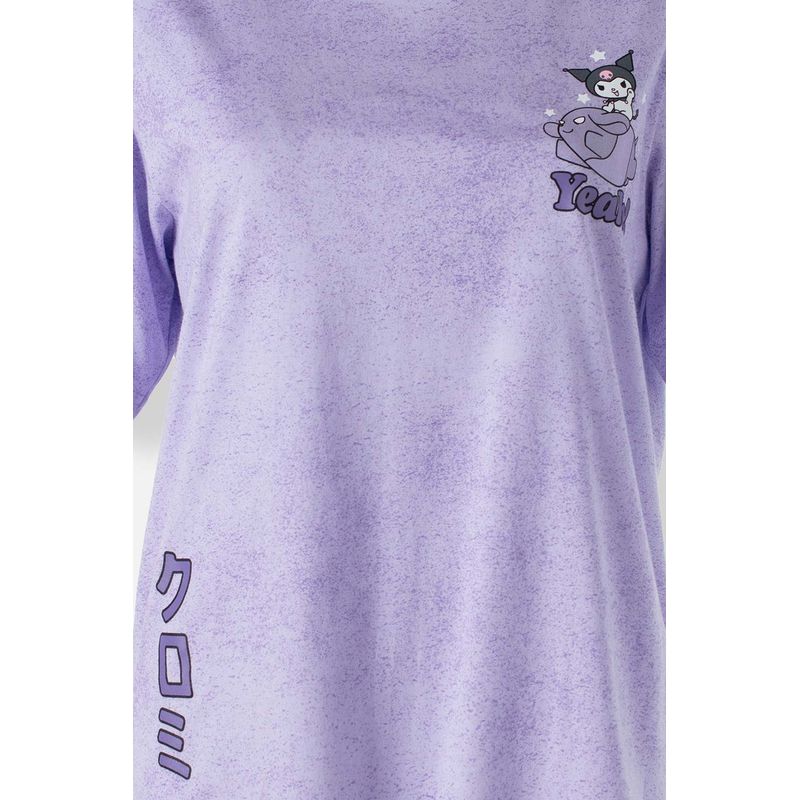 237937-camiseta-mujer-kuromi-manga-corta-2