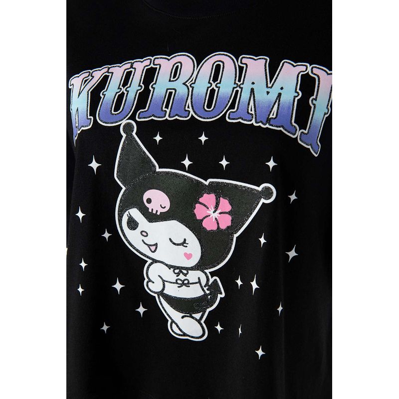 237938-camiseta-mujer-kuromi-manga-corta-3