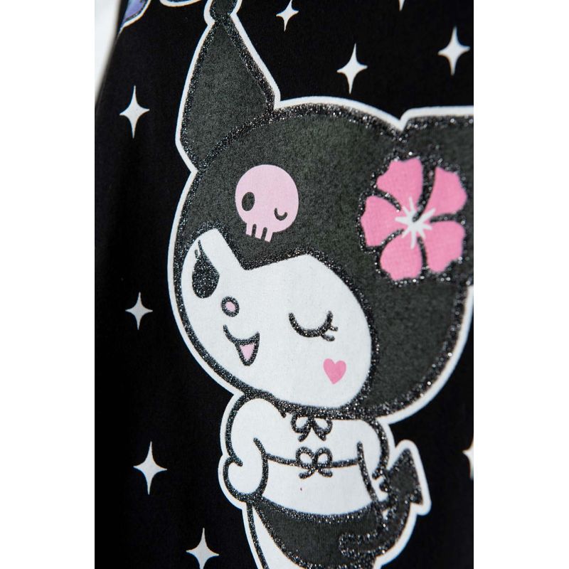 237938-camiseta-mujer-kuromi-manga-corta-4