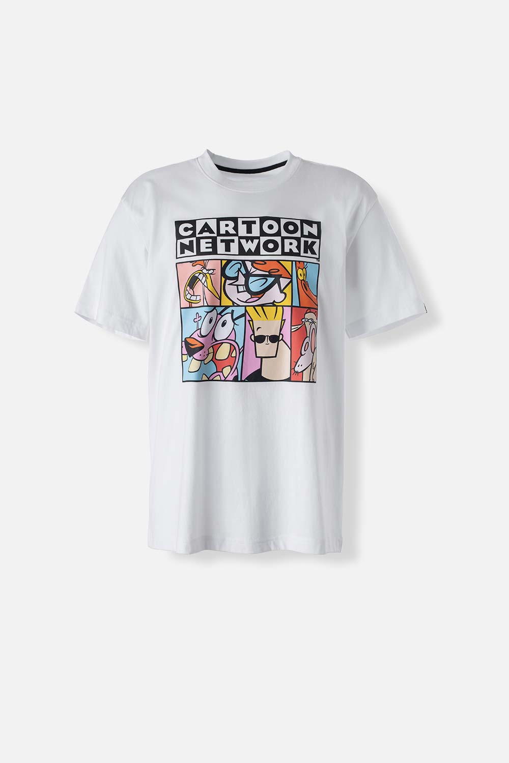 Camiseta de Cartoon Network blanca manga corta para hombre